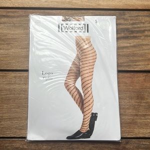 NEW Wolford Logo tights small
